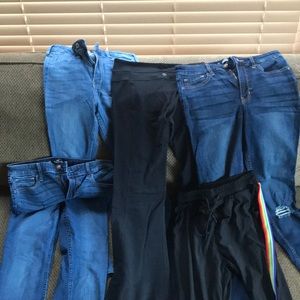 jeans leggings and joggers